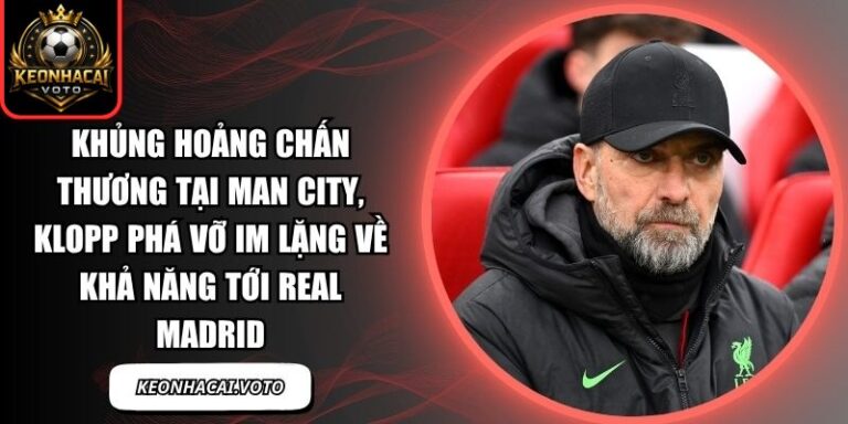 Khủng hoảng chấn thương tại Man City