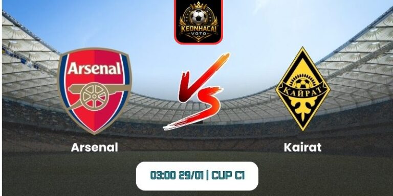 Soi kèo nhận định trận Arsenal vs Kairat