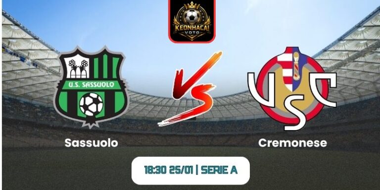 Soi kèo nhận định trận Sassuolo vs Cremonese
