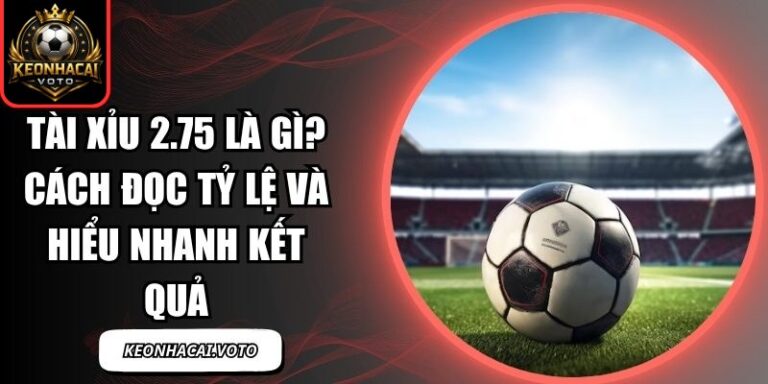 Tài Xỉu 2.75 Là Gì? Cách Đọc Tỷ Lệ Và Hiểu Nhanh Kết Quả 4 tài xỉu 2.75 là gì