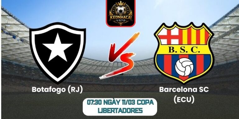 Soi kèo trận Botafogo (RJ) vs Barcelona SC (ECU) (07:30 ngày 11/03, Copa Libertadores): Chủ nhà nắm lợi thế 6 Soi kèo trận Botafogo (RJ) vs Barcelona SC (ECU) (07:30 ngày 11/03, Copa Libertadores)