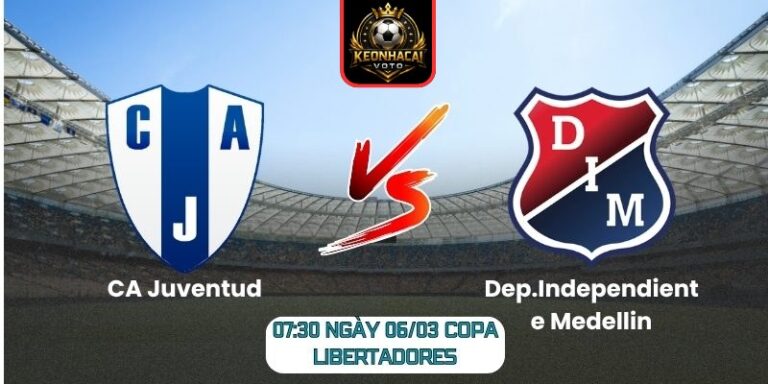 Soi kèo trận CA Juventud vs Dep.Independiente Medellin (07:30 ngày 06/03, Copa Libertadores): Thử thách sân khách 10 Soi kèo trận CA Juventud vs Dep.Independiente Medellin (07:30 ngày 06/03, Copa Libertadores)