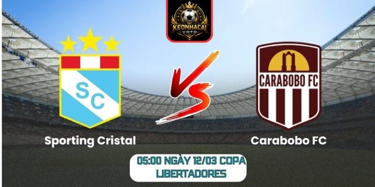 Soi kèo trận Sporting Cristal vs Carabobo FC (05:00 ngày 12/03, Copa Libertadores) 3 Sporting Cristal vs Carabobo FC