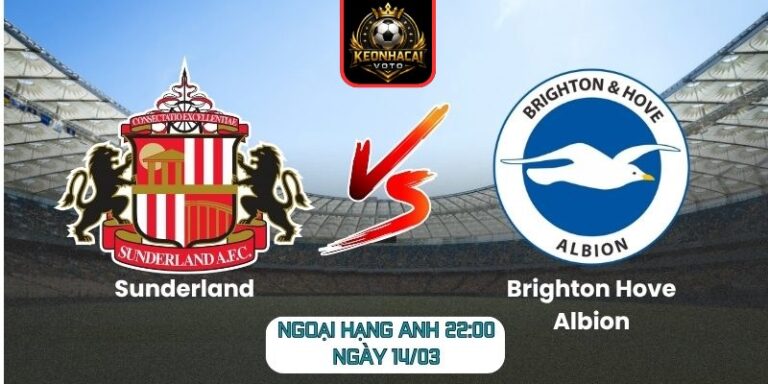 Sunderland vs Brighton Hove Albion soi kèo Ngoại hạng Anh 22:00 ngày 14/03 7 Sunderland vs Brighton Hove Albion