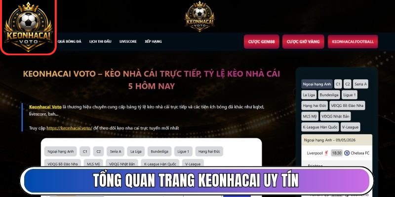 KEONHACAI VOTO | Tỷ Lệ Kèo Nhà Cái Trực Tiếp, Kèo Nhà Cái 5 Hôm Nay 17 Tổng quan trang Keonhacai uy tín