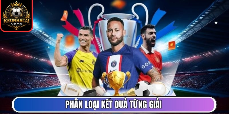Phân loại kết quả từng giải
