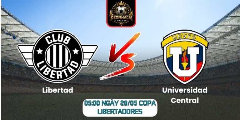Soi kèo Libertad vs Universidad Central (05:00 ngày 28/05, Copa Libertadores) 5 Libertad vs Universidad Central
