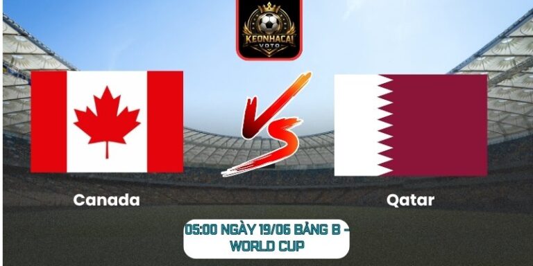 Soi Kèo Canada Vs Qatar 05:00 Ngày 19/06 (Bảng B - World Cup) 8 Canada vs Qatar