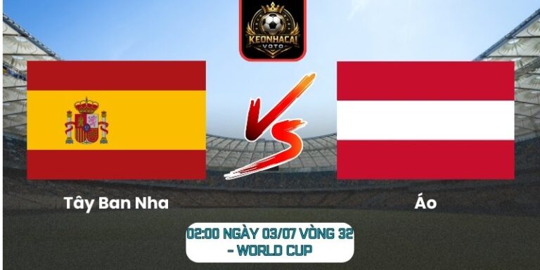Tây Ban Nha vs Áo